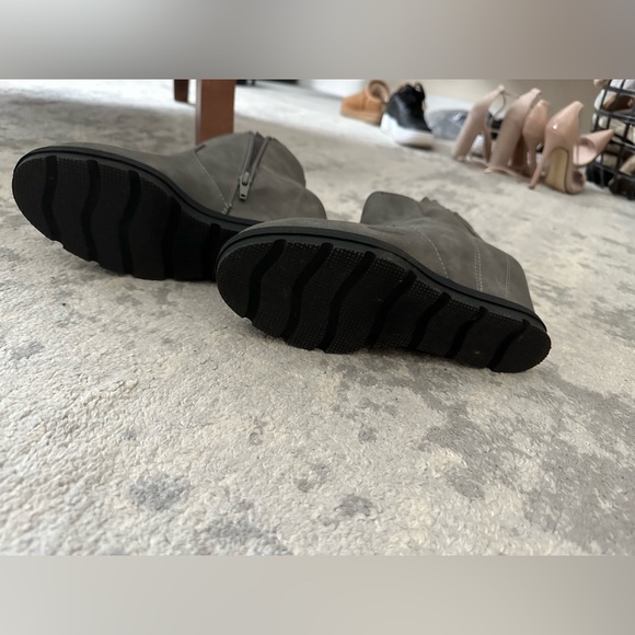 Gray Platform Bootie - Picture 5 of 6